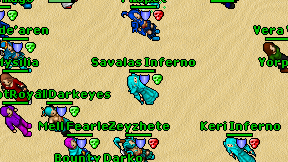 Savalas Inferno on screen