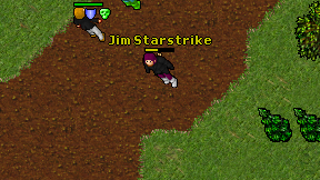 Jim Starstrike on screen