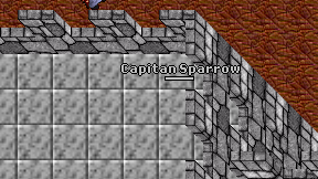 Capitan Sparrow on screen