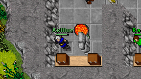 Axiliuz on screen