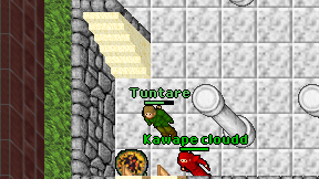 Tuntare on screen