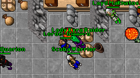 Lady Kyra Raider on screen