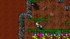 Fluirten Dimm on screen