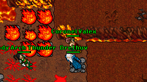 Coronel Valex on screen
