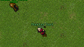 Master Jari on screen