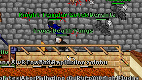 Cross Death'Fangs on screen