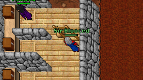 Sir Blooced on screen