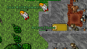 Aston Chaos on screen