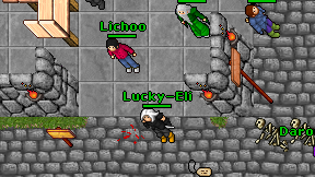 Lucky-Eli on screen