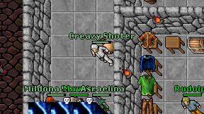 Creazy Shoter on screen