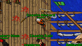 Coyote Alucard on screen