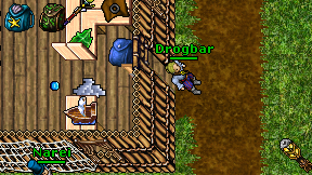 Drogbar on screen