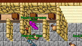 Master bronw on screen