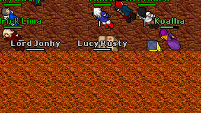 Lucy Rusty on screen