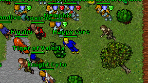 Happy core on screen