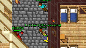 Lizzard the second on screen