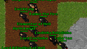 Kalmir the fire on screen