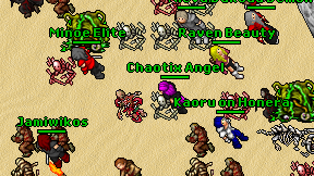 Chaotix Angel on screen