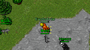 Evolutrix on screen