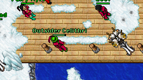 Outsider Celithri on screen