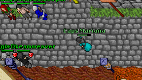 Caps Mariana on screen
