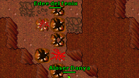 Edee del fenix on screen