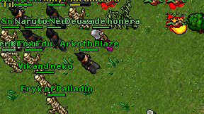 Arkoth Blaze on screen