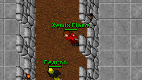 Xemix Flame on screen