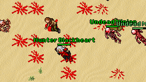 Hunter Blackheart on screen