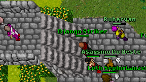 Django Striker on screen