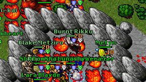 Burnt Rikku on screen