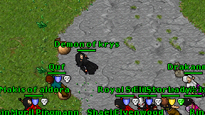 Demon of krys on screen