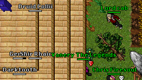 Druid Collii on screen