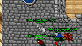 Blooding Janusz on screen