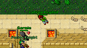 Latrop Regdod on screen