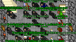 Chaotic Sander on screen