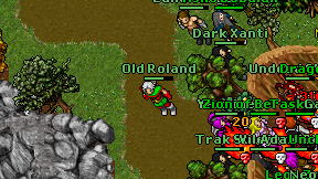 Old Roland on screen