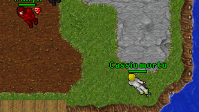 Cassio morto on screen