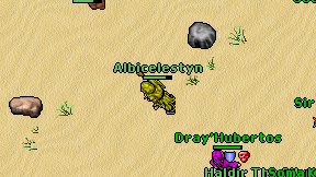 Albicelestyn on screen
