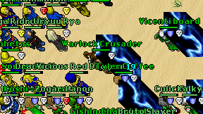 Warlock Crusader on screen