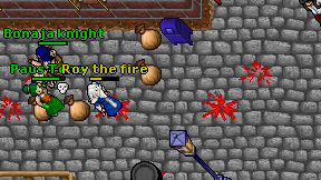 Roy the fire on screen