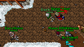 Dark sonk on screen