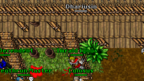 Dhariusin on screen