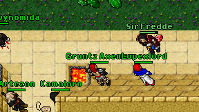 Gruntz Axeman on screen