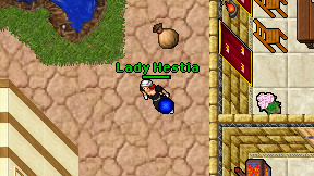 Lady Hestia on screen