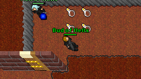 Bud of Hells on screen
