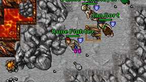 Rune Fighter on screen