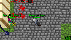 Damantes on screen