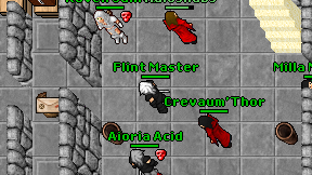 Flint Master on screen