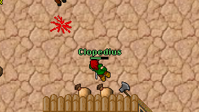 Clopedius on screen